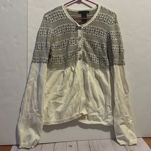 Calvin Klein Jeans Monochrome Patterned Cardigan
